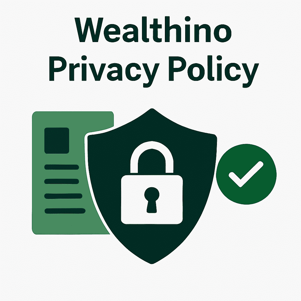 Wealthino Privacy Policy - Data Privacy and Security Illustration